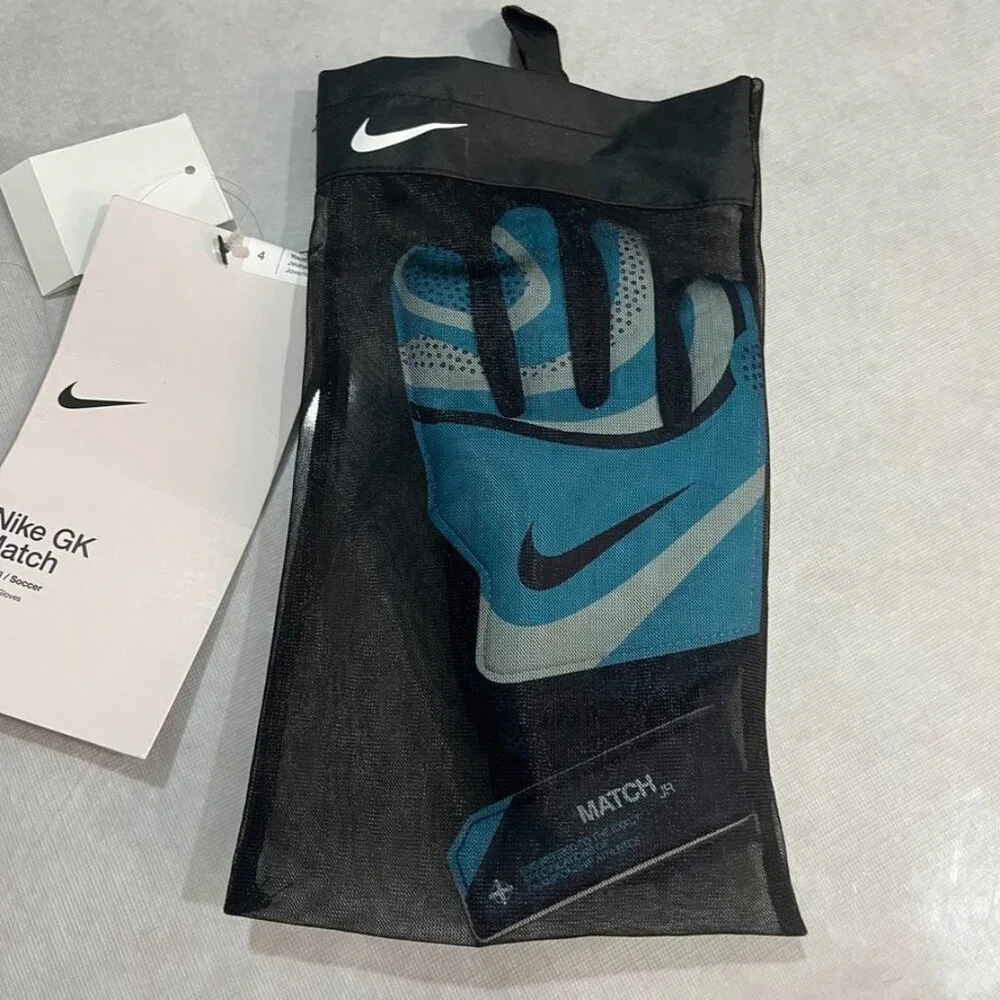 3/$20 Bundle •Nike GK Match JR Goalkeeper Glove Youth Size 4 RIGHT Only Blue
